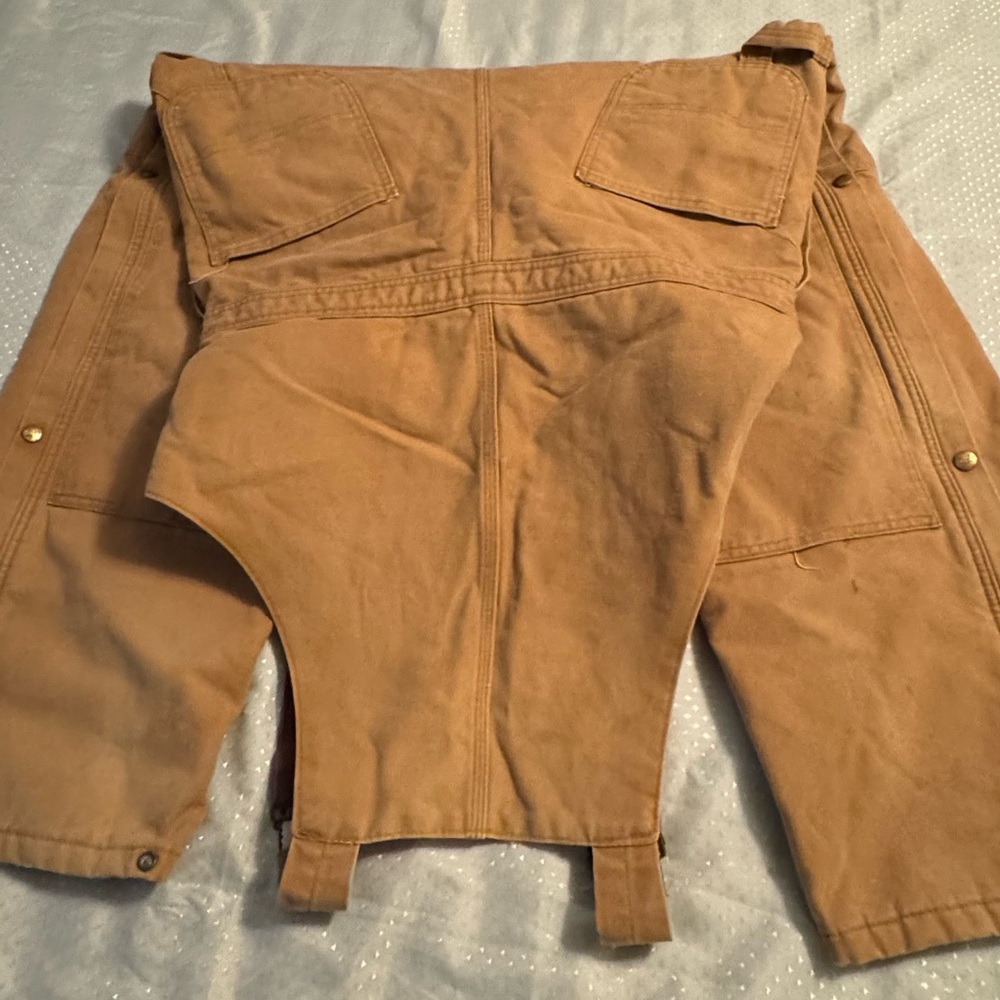 VTG Carhartt Duck Quilt Lined Double Knee Overall 36 x 29 - Picture 6 of 12